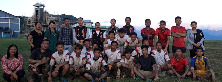 Winners of the Tuluni inter-ward sports meet 2022 organized by Pughoboto Town Adhoc Committee.